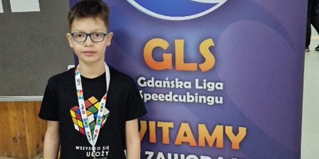 Udział Tymona w turnieju Gdańskiej Ligi Speedcubingu 