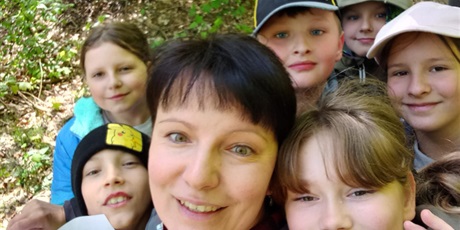 Powiększ grafikę: Klasa 4b na wycieczce