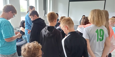 Powiększ grafikę: Klasa 5b na warsztatach