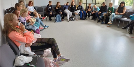Powiększ grafikę: Klasa 5b na warsztatach
