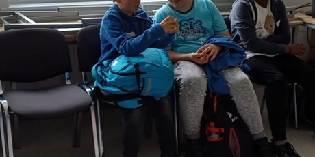 Powiększ grafikę: Klasa 5b na warsztatach