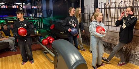 Powiększ grafikę: Klasa 6a na kręglach