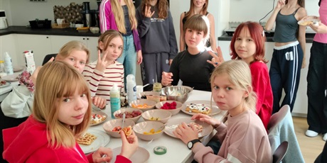  6b w szkolnej pracowni kulinarnej