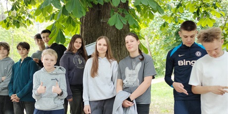 Powiększ grafikę: Uczniowie podczas zajęć