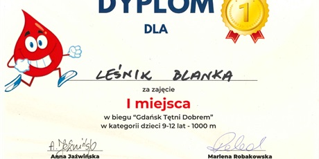 Powiększ grafikę: Dyplom uczennicy