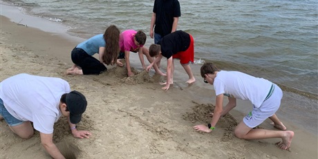 Powiększ grafikę: Dzień Dziecka na plaży