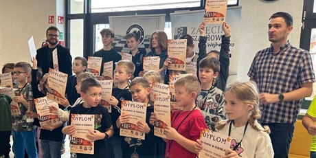 Powiększ grafikę: Uczeń podczas zawodów