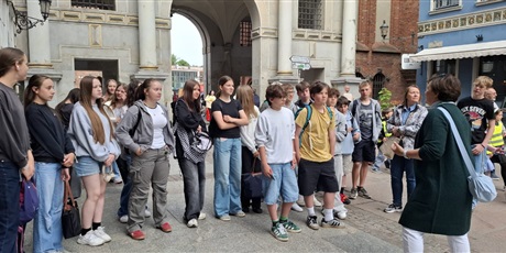 Klasa 7b na wycieczce w Głównym Mieście Gdańska