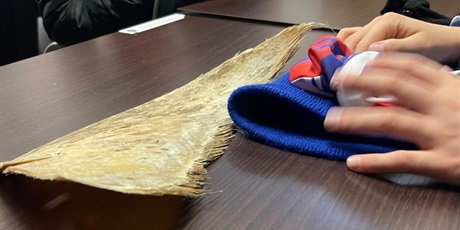 Powiększ grafikę: Uczniowie podczas zajęć