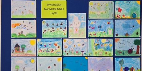 Konkurs plastyczny „Zwierzęta na łące”