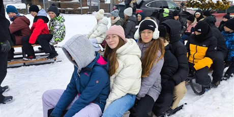 Powiększ grafikę: Klasa na kuligu.