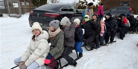 Powiększ grafikę: Klasa na kuligu.