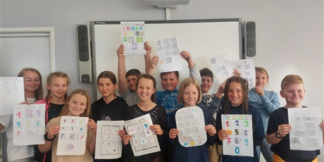 Powiększ grafikę: Lekcja języka niemieckiego w klasie 4.