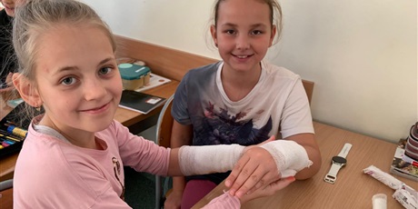 Powiększ grafikę: Uczniowie podczas zajęć.