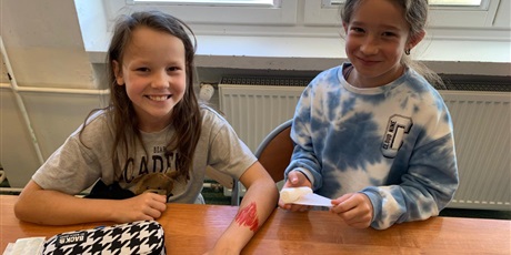 Powiększ grafikę: Uczniowie podczas zajęć.