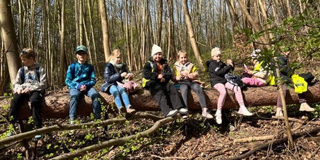 Leśna Banda i wiosenna lekcja w terenie.