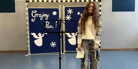 Powiększ grafikę: Udział uczennicy w konkursie.