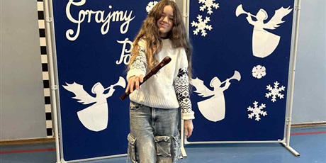 Powiększ grafikę: Udział uczennicy w konkursie.