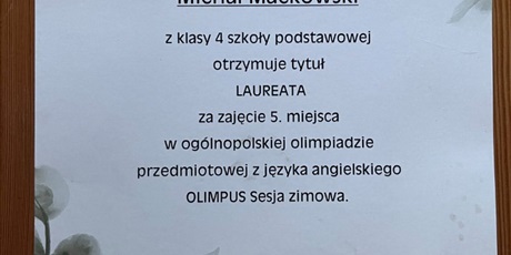 Powiększ grafikę: Dyplom ucznia