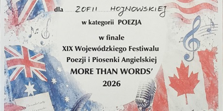 Powiększ grafikę: Dyplom uczennicy