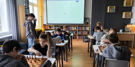 Powiększ grafikę: Udział uczniów w zawodach szachowych