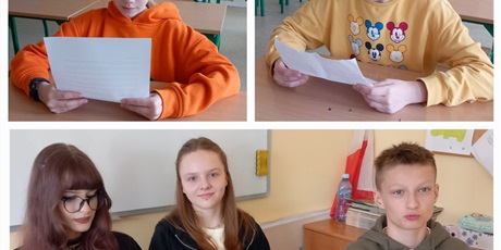 Powiększ grafikę: Uczniowie podczas konkursu.
