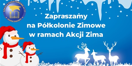 Półkolonie zimowe - zapraszamy