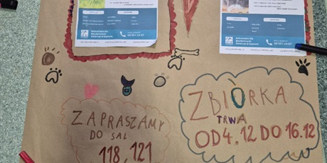 Powiększ grafikę: Plakat wykonany przez uczniów