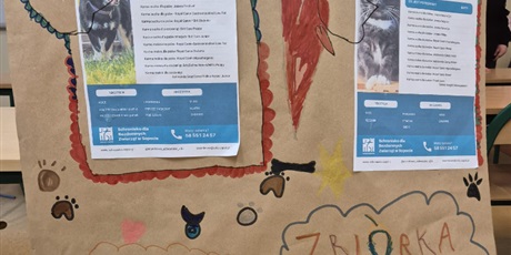 Powiększ grafikę: Plakat wykonany przez uczniów