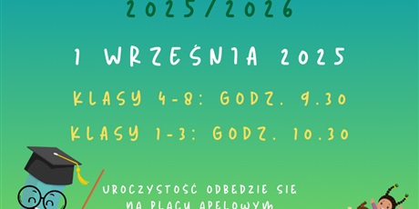 Rozpoczęcie roku szkolnego