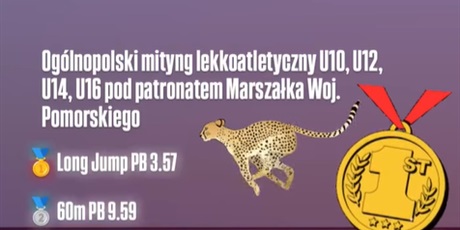 Sportowy sukces Klary Kowalski z klasy 3B