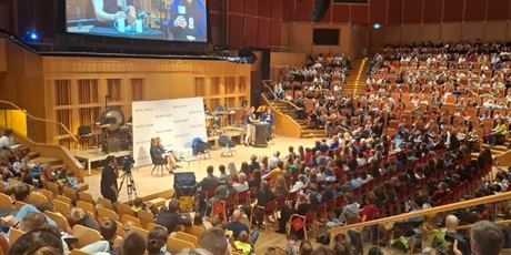 Powiększ grafikę: Spotkanie z astronautą