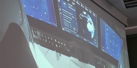 Powiększ grafikę: Wspólne oglądanie startu misji kosmicznej