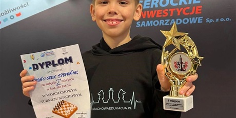 Powiększ grafikę: Uczeń podczas turnieju