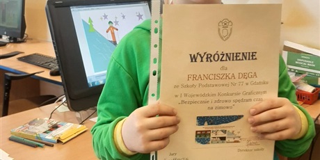 Franek zdobył wyróżnienie w konkursie graficznym!
