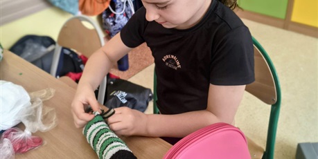 Powiększ grafikę: Uczniowie podczas zajęć