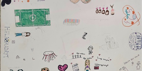 Powiększ grafikę: Plakat wykonany przez uczniów