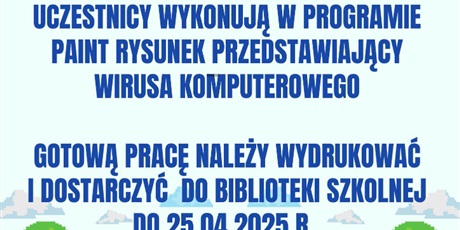 Uwaga konkurs - „PAINTuj z wirusem”