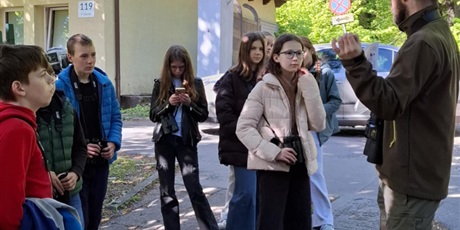 Powiększ grafikę: Uczniowie podczas warsztatów