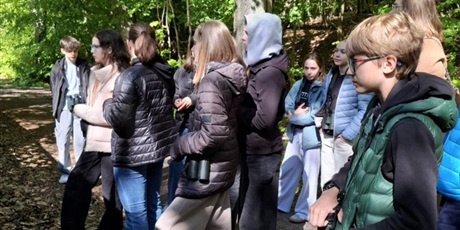 Powiększ grafikę: Uczniowie podczas warsztatów
