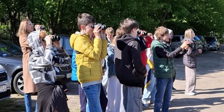 Powiększ grafikę: Uczniowie podczas warsztatów
