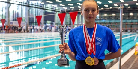 Weronika z czterema medalami Mistrzostw Polski w Ratownictwie Wodnym