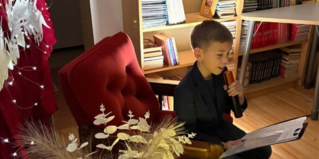 Powiększ grafikę: Wieczór poezji w klasie 2b