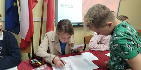 Powiększ grafikę: Wybory na Przewodniczącego Szkolnego Samorządu