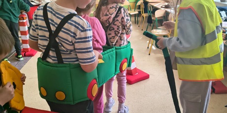 Zajęcia na temat bezpieczeństwa w ruchu drogowym
