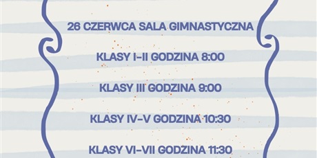 Zakończenie roku szkolnego