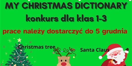 My Christmas Dictionary - konkurs dla klas 1 -3